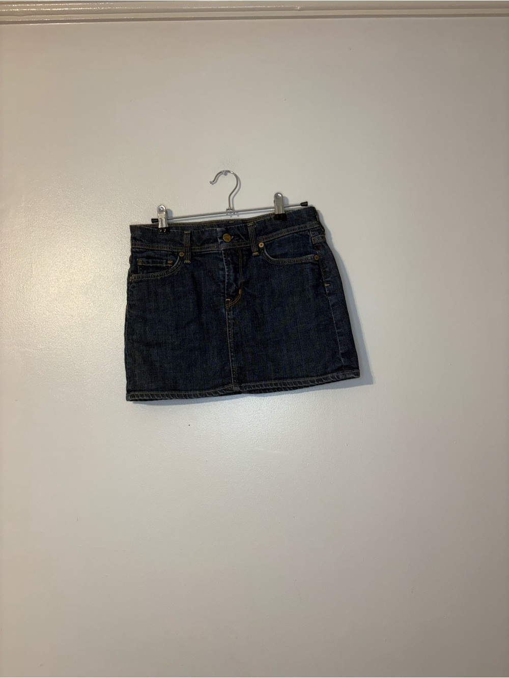 Citizens Of Humanity Dark Blue Denim Mini Skirt